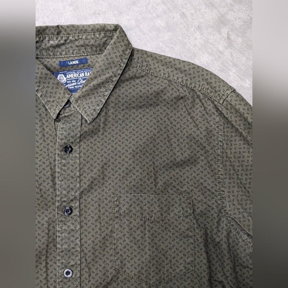 ·American Rag Long Sleeve Button Down Shirt, Large